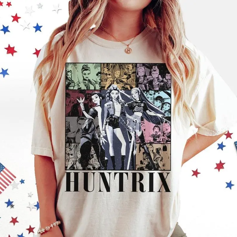Fifaytech™ Huntrix Girl Kpop Demo Movie Vintage T-Shirt