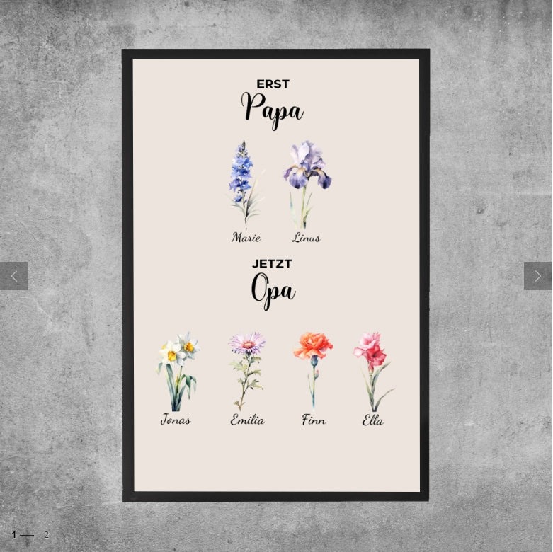 Fifaytech™ Personalised poster - First Mum, Now Grandma
