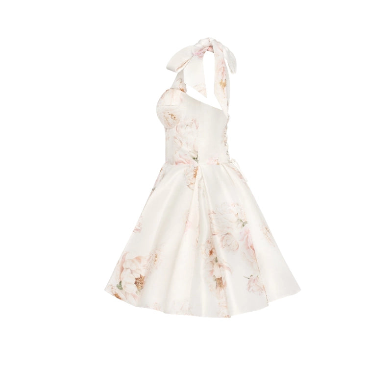 Fifaytech™Marvelous blue hydrangea mini dress on straps