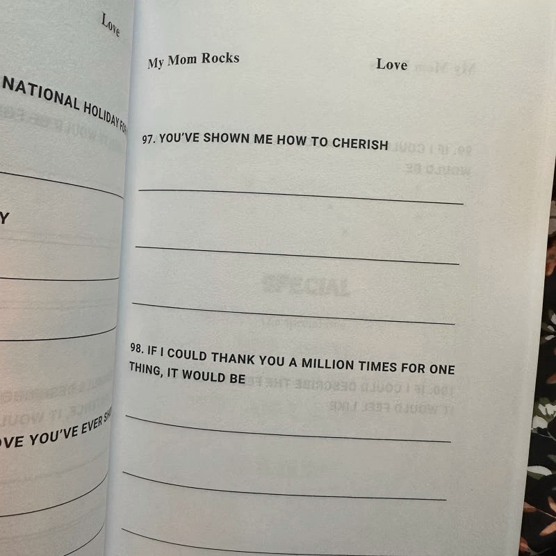 Fifaytech™ My Mom Rocks! 101 Reasons Why I Love You, Mom