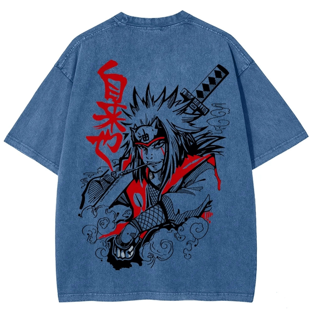 Fifaytech™ Naruto Sannin Jiraiya Printed T-shirt
