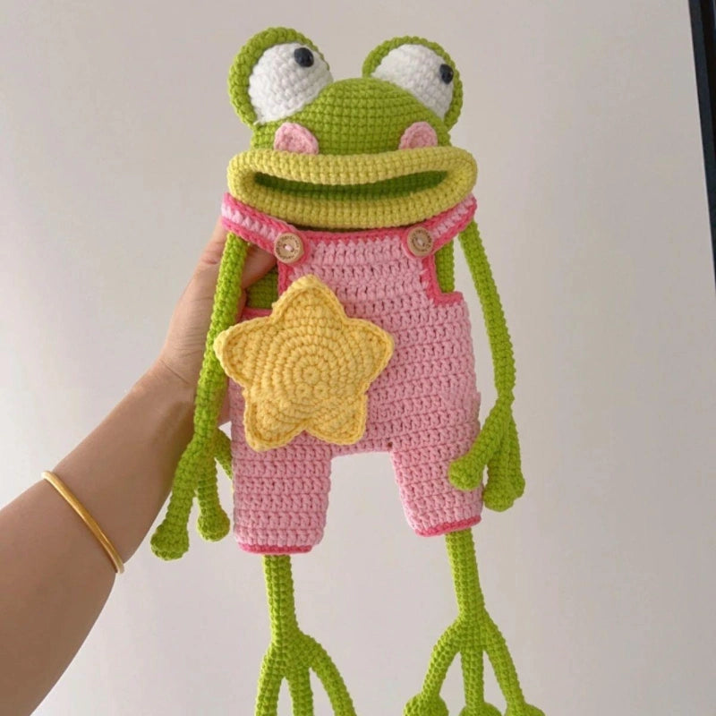 Fifaytech™ Crochet Froggy Bag