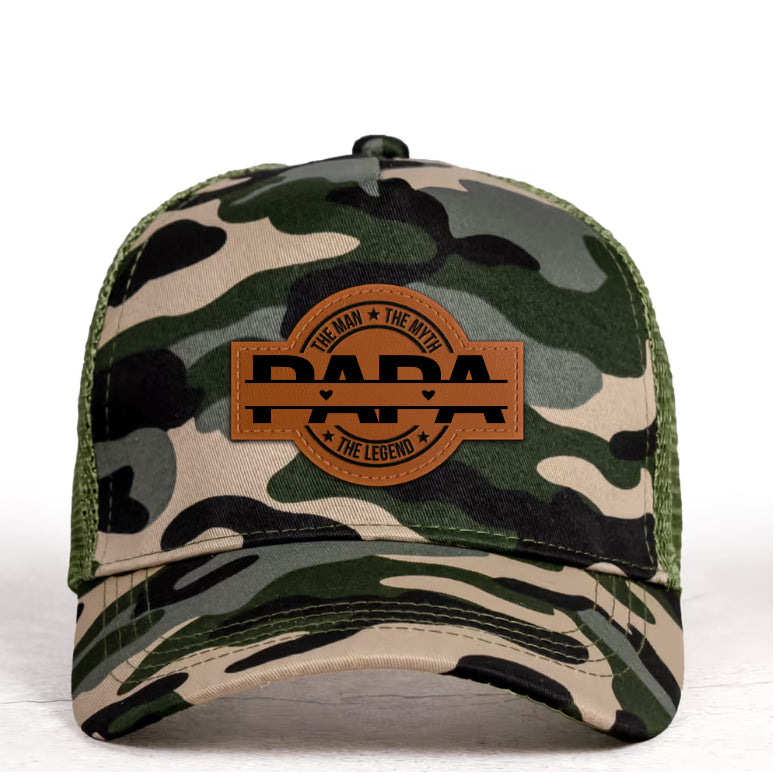 Fifaytech™ Personalized Leather Patch Hat