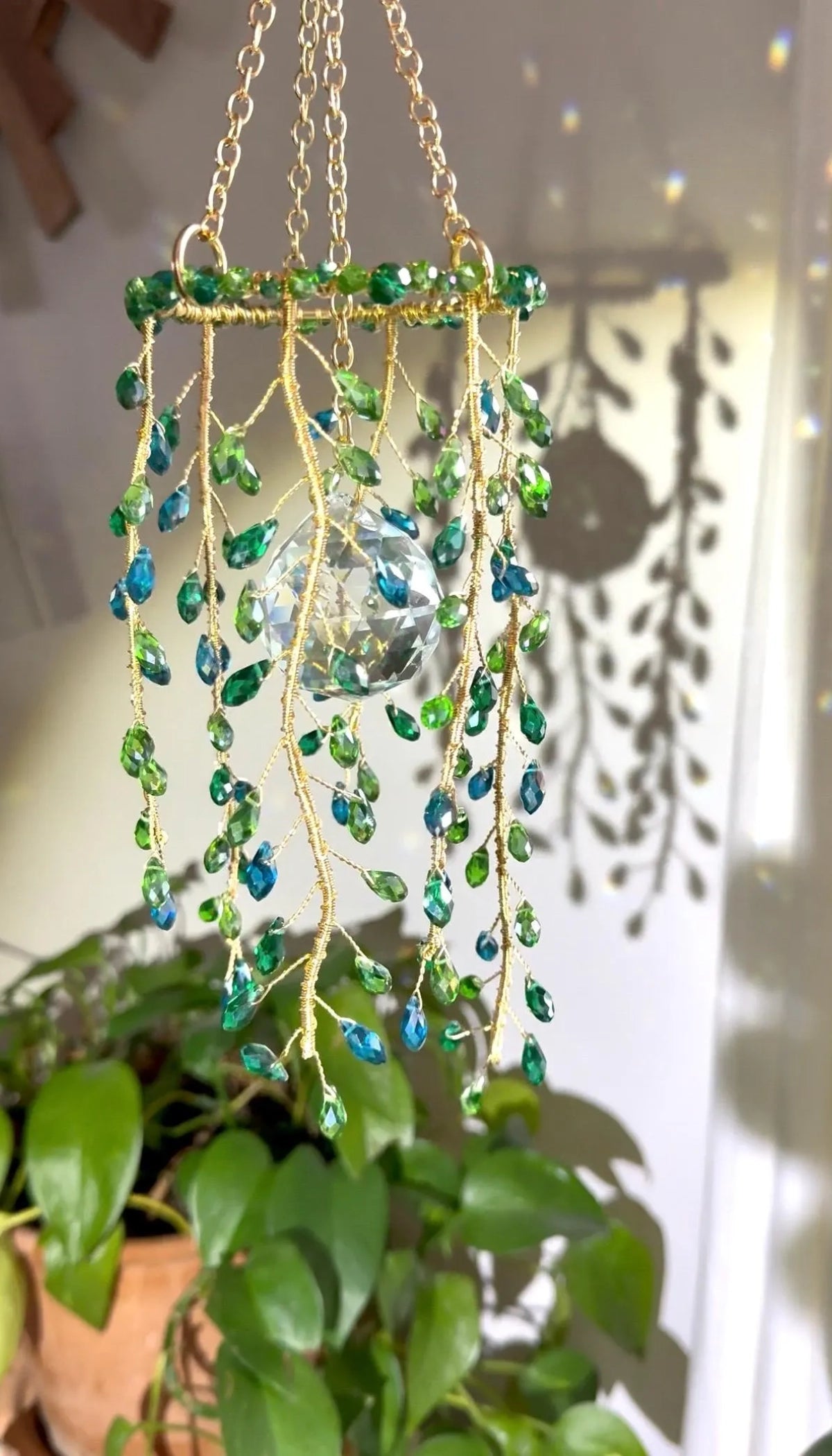 Fifaytech™ Prism Plant Crystal Suncatcher