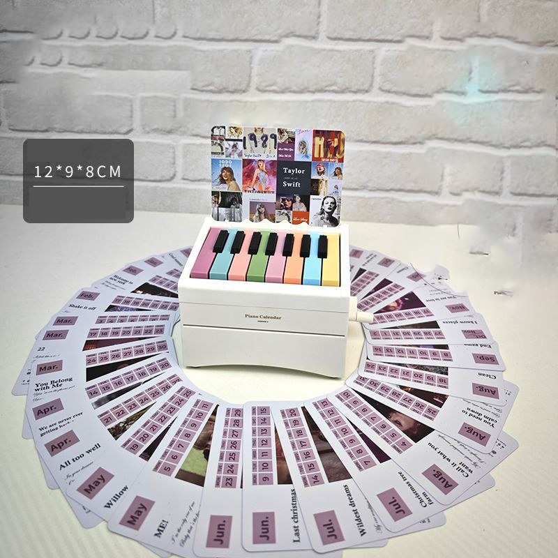 Taylor Swift portrait playable piano calendar