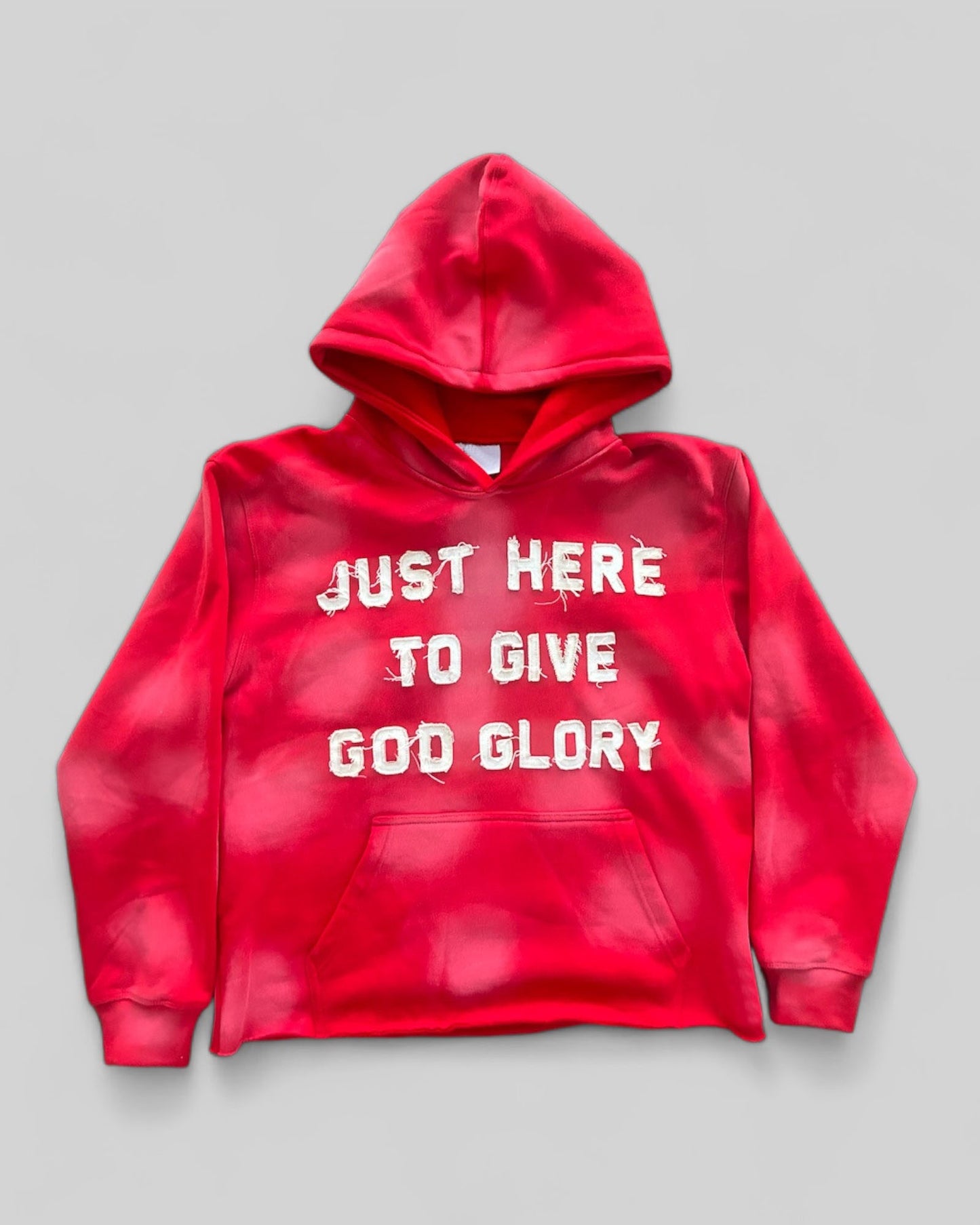 Sudadera con capucha "Solo estoy aquí para darle gloria a Dios"