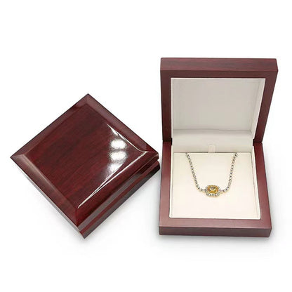 Fifaytech™ Burgundy Wooden Gift Box