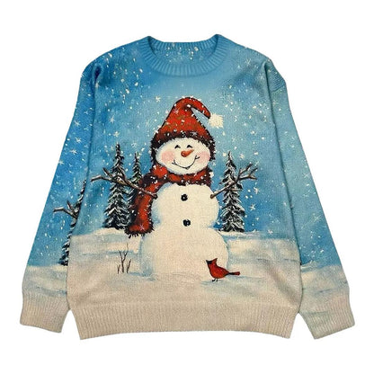 Fifaytech™ Ugly Holiday Sweater With Christmas Snowman