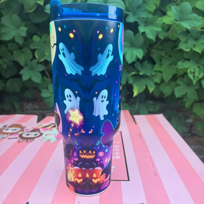 Fifaytech™ 40oz Sally x Jack Skellington Tumbler