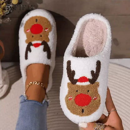 Fifaytech™ Rudolph Luxury Soft Christmas Slippers