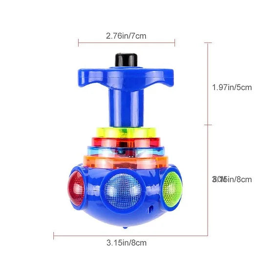 Fifaytech™ LED FLASHING LIGHT MUSIC SPINNING