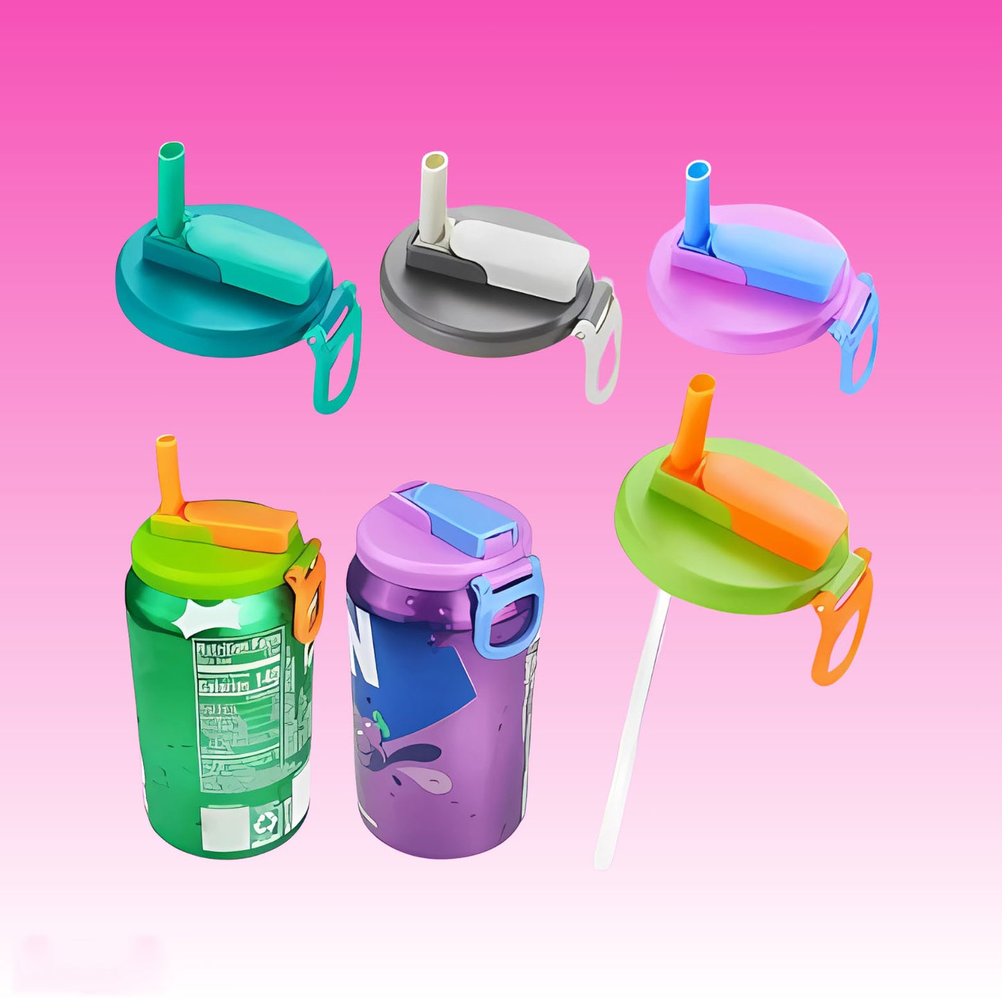 Fifaytech™ Can Lid & Straw