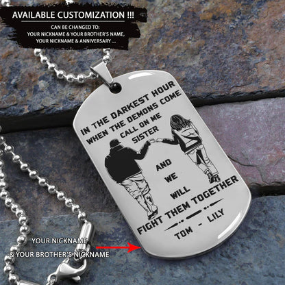 Fifaytech™ 🔥Spartan Custom Engraved Black Dog Tags