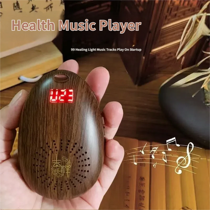 ZenSound Mini Player - 99 Chinese 5-Element Healing Music Tracks for Sleep, Stress Relief & Mindfulness