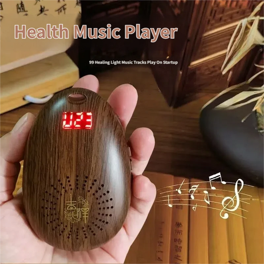 ZenSound Mini Player - 99 Chinese 5-Element Healing Music Tracks for Sleep, Stress Relief & Mindfulness
