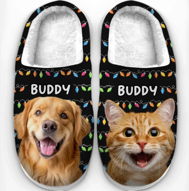 Fifaytech™ Personalized Photo Fluffy Slippers