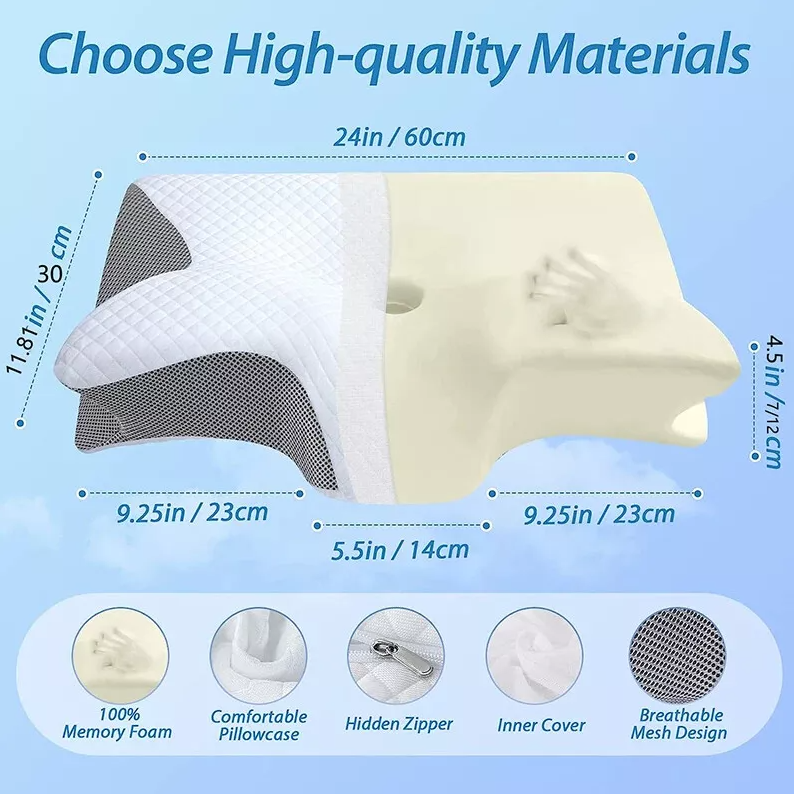 Fifaytech™ Memory Foam Cervical Pillow