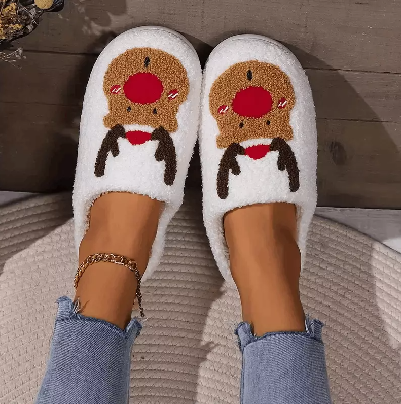 Fifaytech™ Rudolph Luxury Soft Christmas Slippers