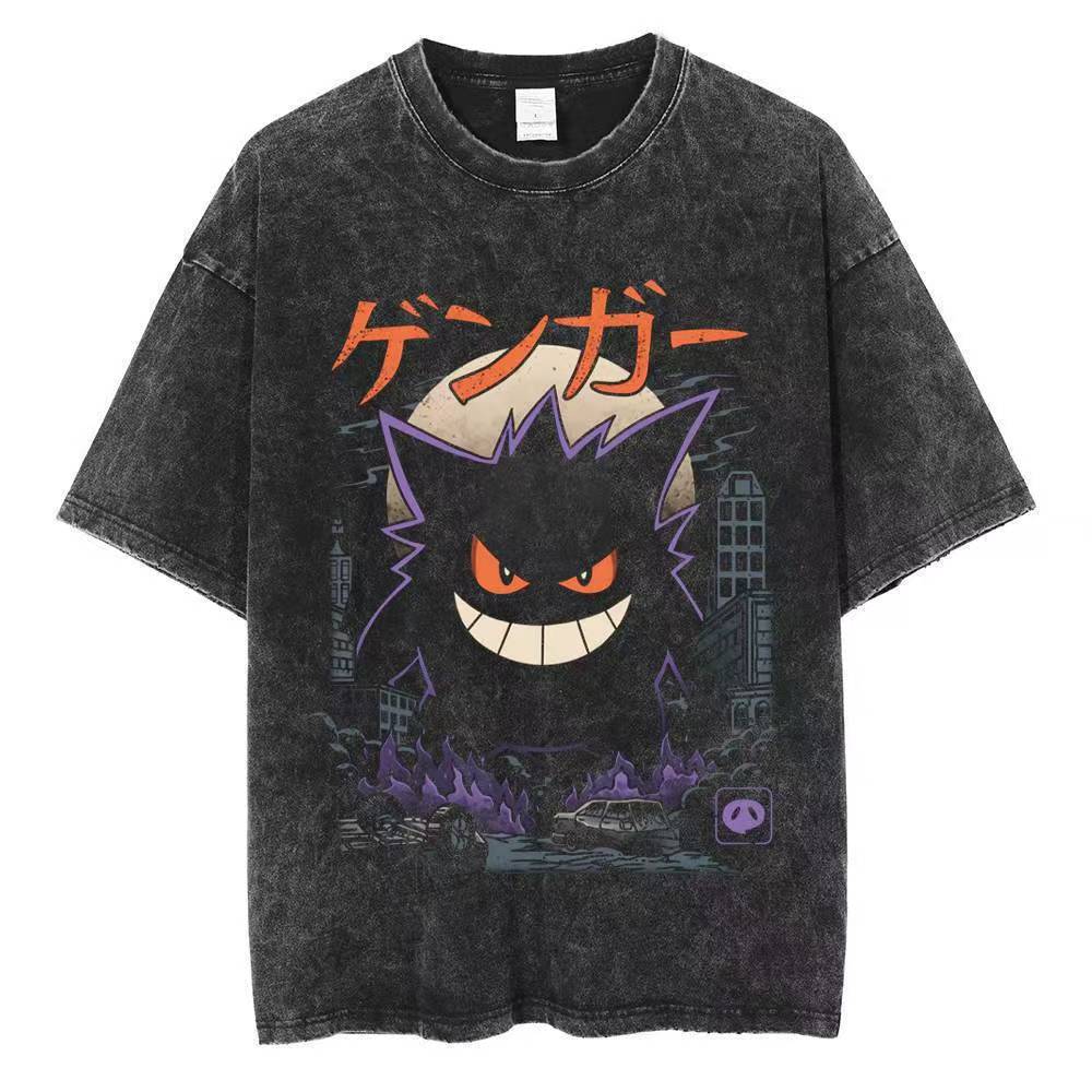 Fifaytech™ Gengar Kaiju wash retro style Sweatshirt