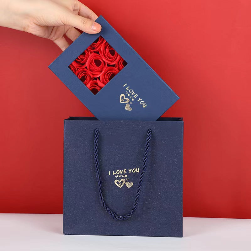 Fifaytech™ Azure Everlasting Flower Gift Box