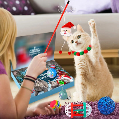 Fifaytech™ 2025 Christmas Kitten Advent Calendar（24Pcs）