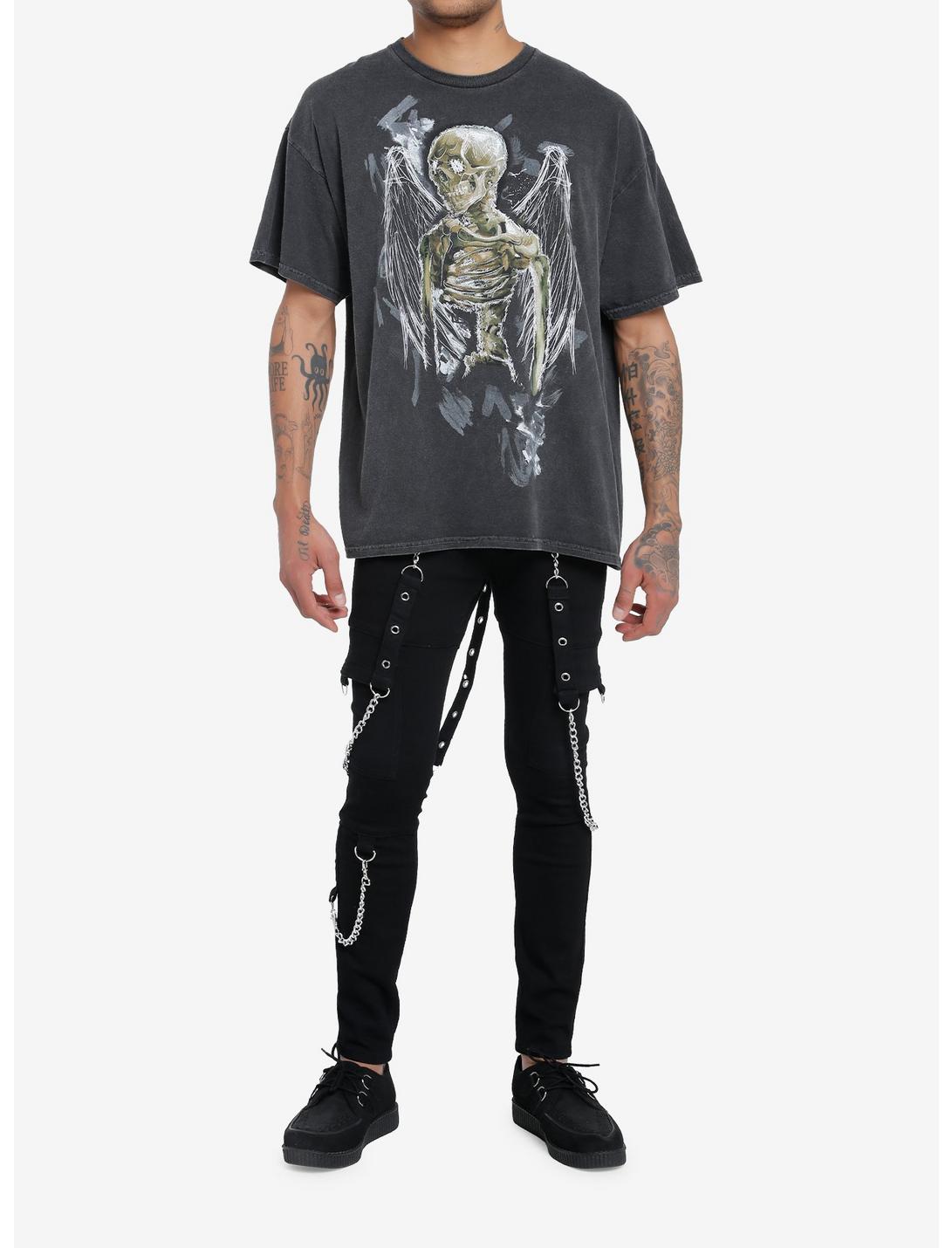 Fifaytech™ Winged Skeleton Oversized T-Shirt