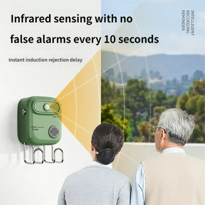 Fully intelligent voice reminder to leave