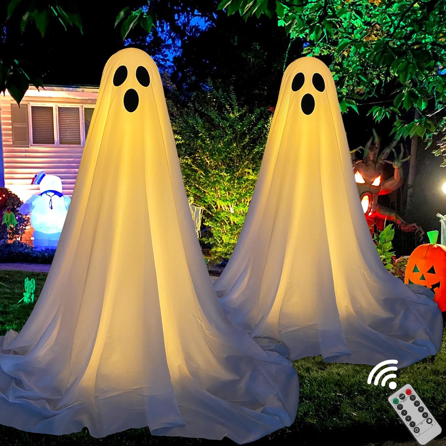 Fifaytech™ 2 Packs Halloween Decorations Outdoor