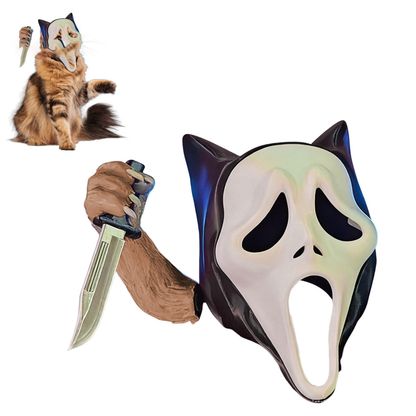 Fifaytech™ Halloween scary mask for cat