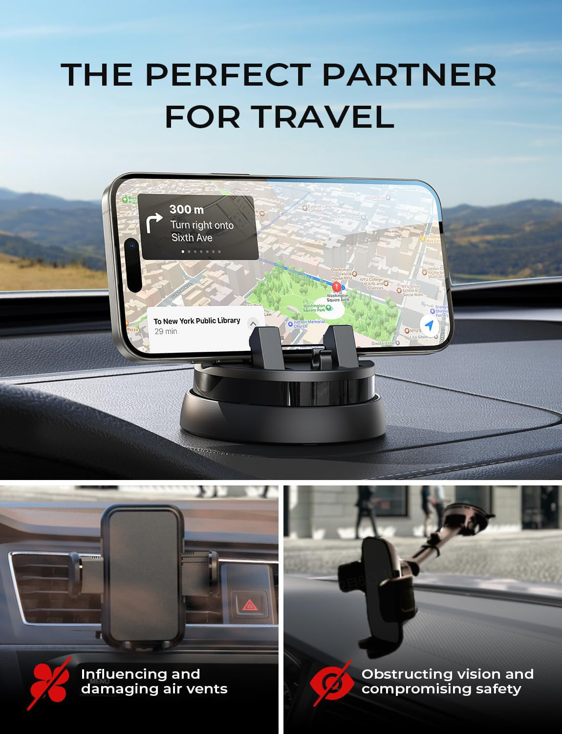 Fifaytech™ Car Phone Holder 360