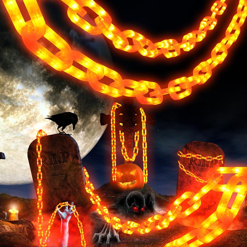Fifaytech™ Halloween Chain Decoration Solar Light String