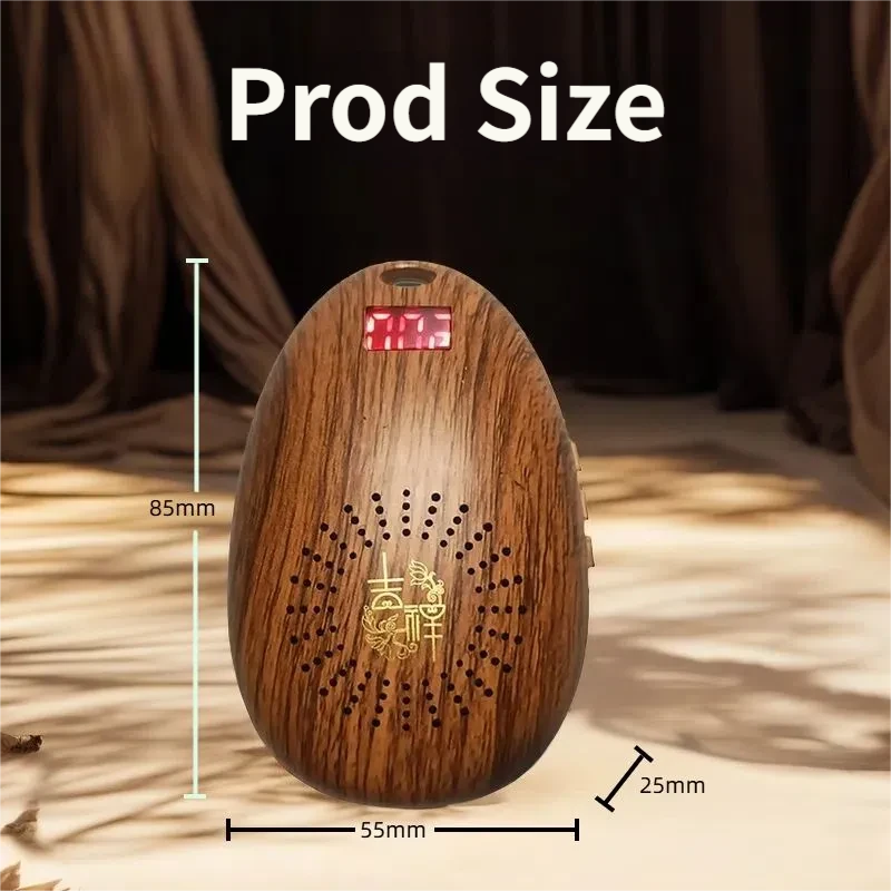 ZenSound Mini Player - 99 Chinese 5-Element Healing Music Tracks for Sleep, Stress Relief & Mindfulness