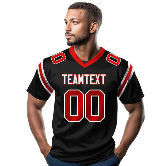 Fifaytech™ Custom Football and Rugby Black Jerseys