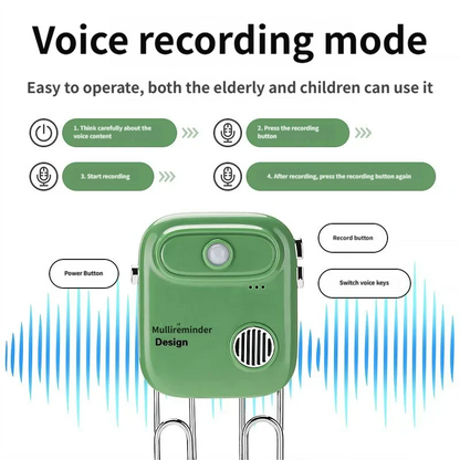Fully intelligent voice reminder to leave