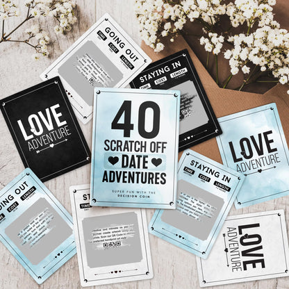 Fifaytech™ 40 Fun and Romantic Scratch Off Date Adventure Ideas