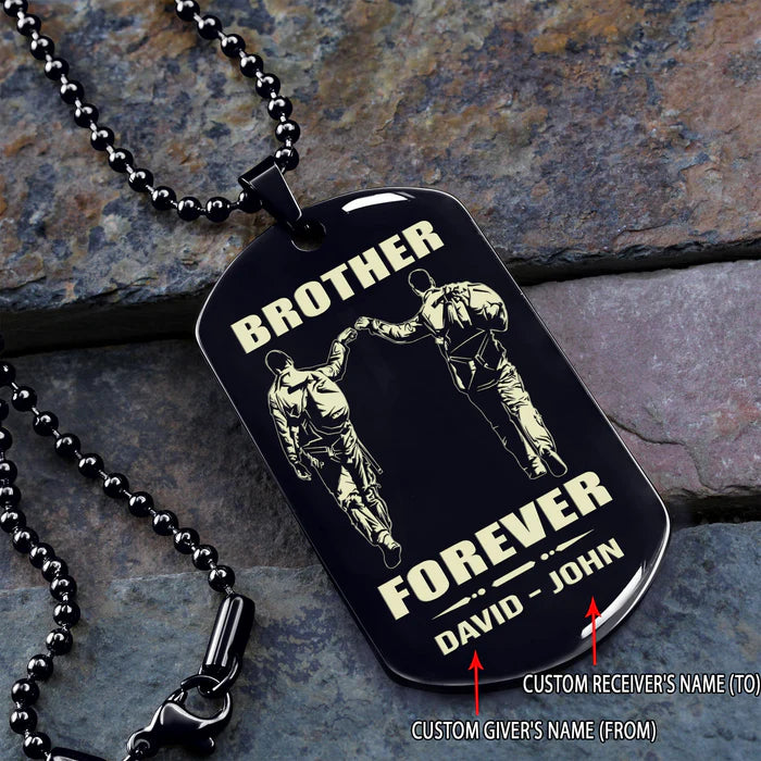 Fifaytech™ 🔥Spartan Custom Engraved Black Dog Tags