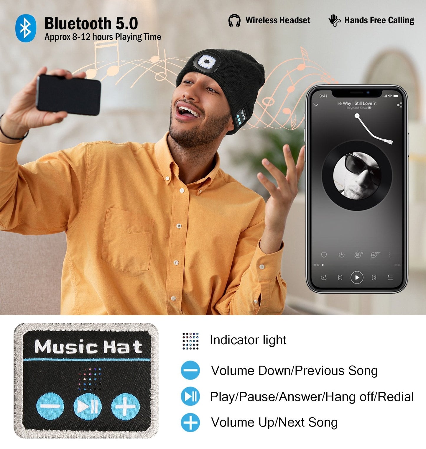 Fifaytech™ 3-in-1 Function Bluetooth Beanie