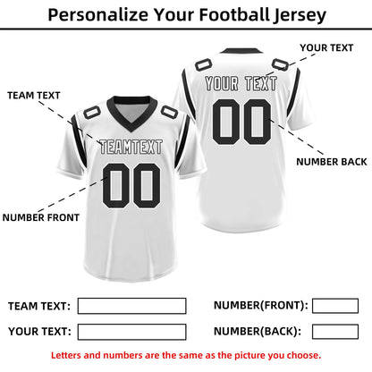 Fifaytech™ Custom Football and Rugby White Jerseys