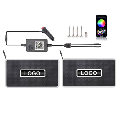Fifaytech™ Customized Car Floor Mats Lights with Personalized Logos