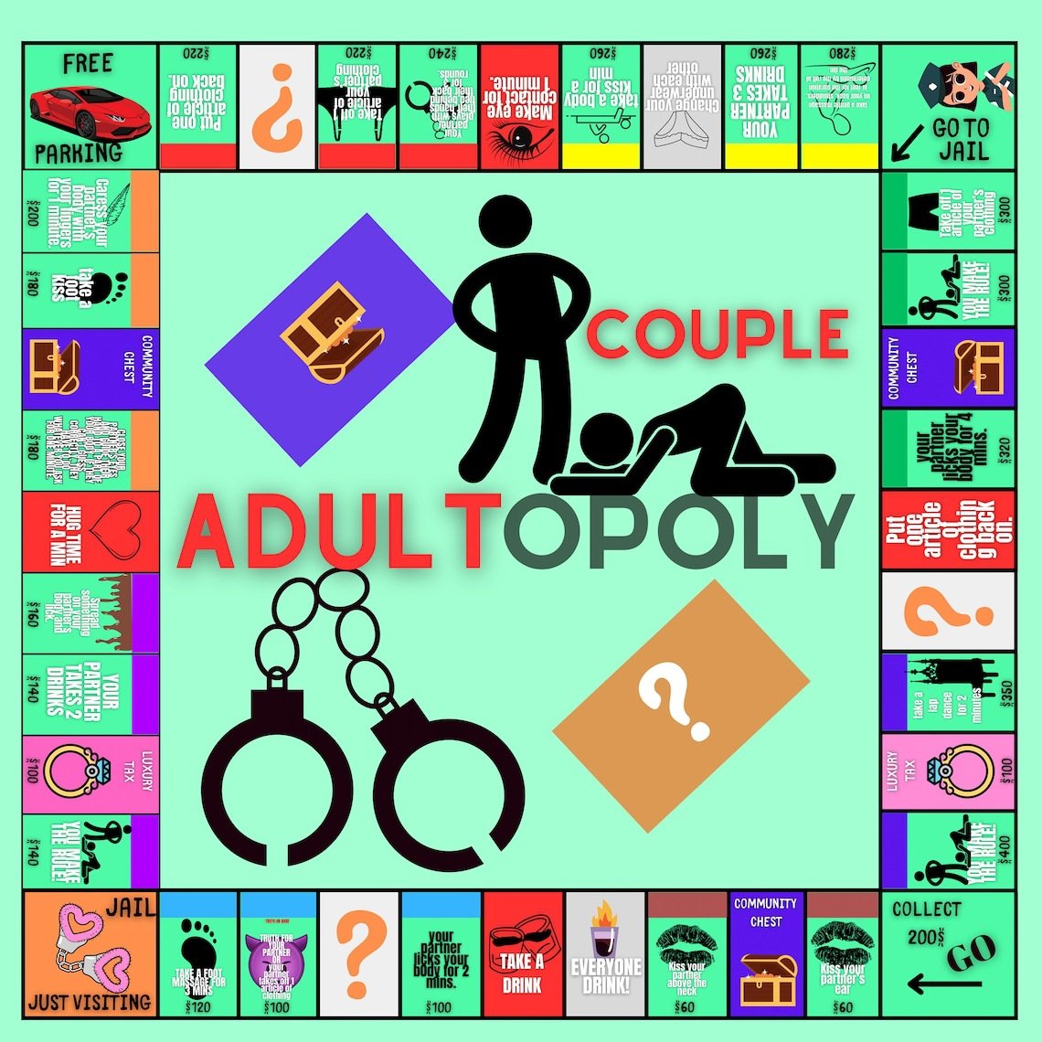 Fifaytech™ Couple Board Game