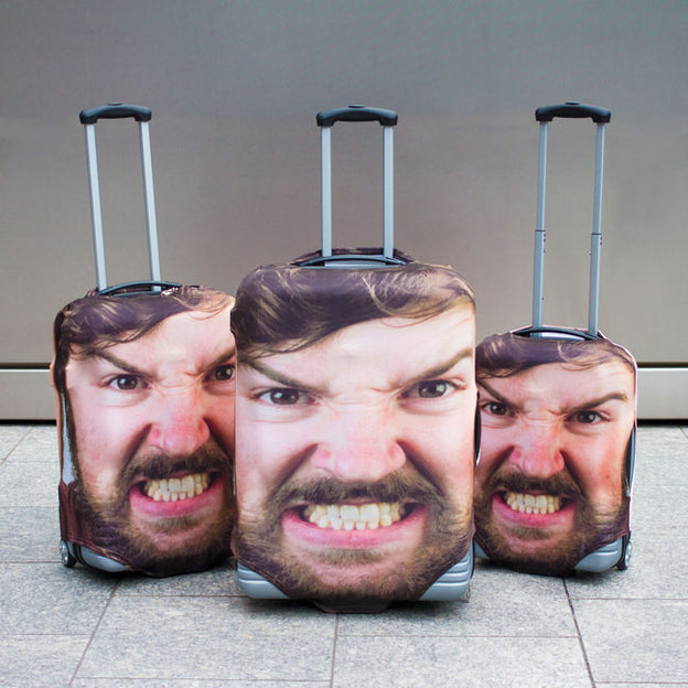 Fifaytech™ Custom Funny Photo Luggage Cover