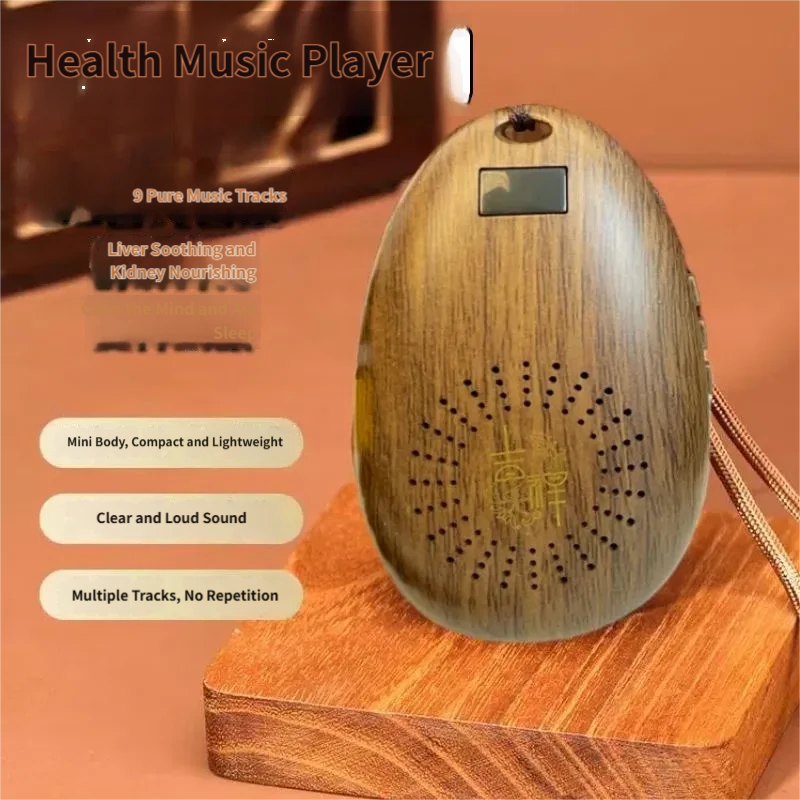 ZenSound Mini Player - 99 Chinese 5-Element Healing Music Tracks for Sleep, Stress Relief & Mindfulness