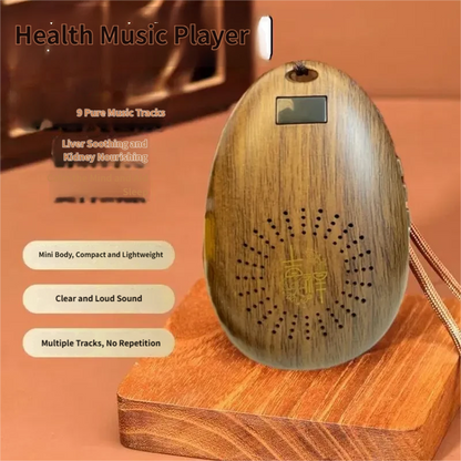 ZenSound Mini Player - 99 Chinese 5-Element Healing Music Tracks for Sleep, Stress Relief & Mindfulness