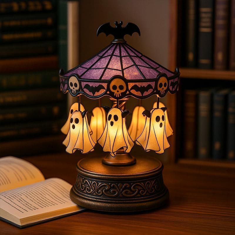 Fifaytech™ Halloween Ghost Carousel Light