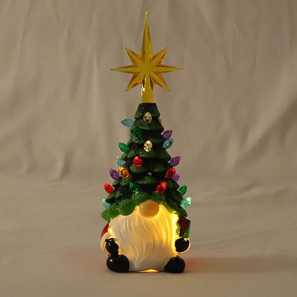 Fifaytech™ Luminous Dwarf Ceramic Christmas Tree Decorations