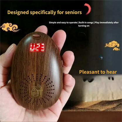 ZenSound Mini Player - 99 Chinese 5-Element Healing Music Tracks for Sleep, Stress Relief & Mindfulness