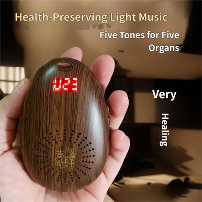 ZenSound Mini Player - 99 Chinese 5-Element Healing Music Tracks for Sleep, Stress Relief & Mindfulness
