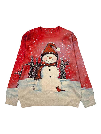 Fifaytech™ Ugly Holiday Sweater With Christmas Snowman