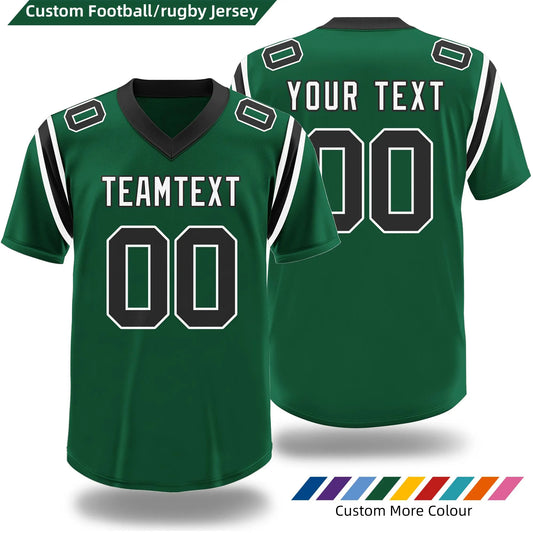 Fifaytech™ Custom Football and Rugby Green Jerseys