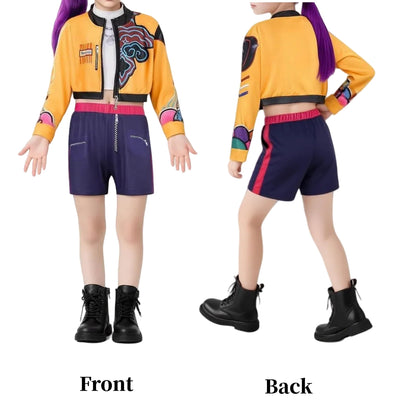 Fifaytech™ Halloween K-Pop Rumi Girls' Costume Set